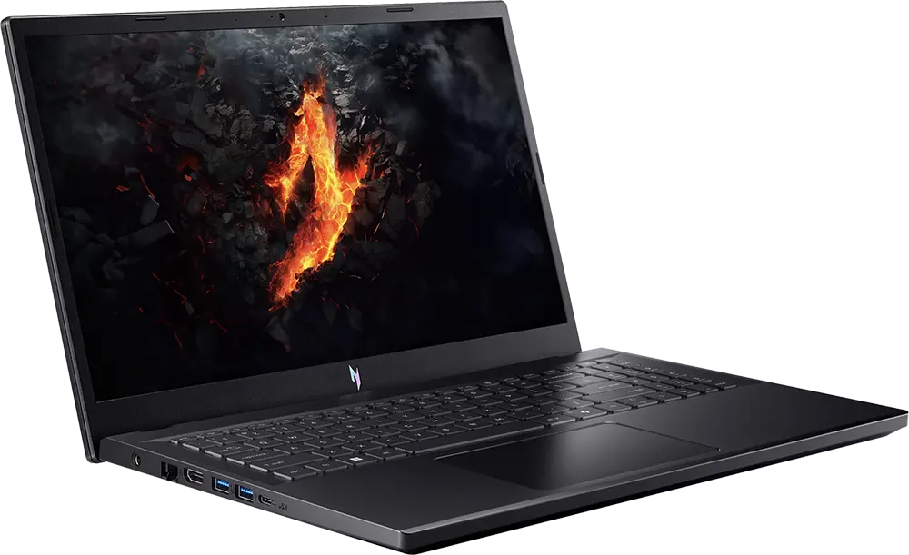 لاب توب جيمنج ايسر نايترو V 15 ANV15-41-R6WA  معالجAMD Ryzen 5-7535HS، رامات سعة 8 جيجابايت، هارد ديسك SSD سعة 512 جيجابايت،كارت شاشة NVIDIA GeForce RTX3050 سعة 6 جيجابايت، شاشة FHD مقاس 15.6 بوصة، ويندوز 11 هوم، لون أسود أوبسيديان