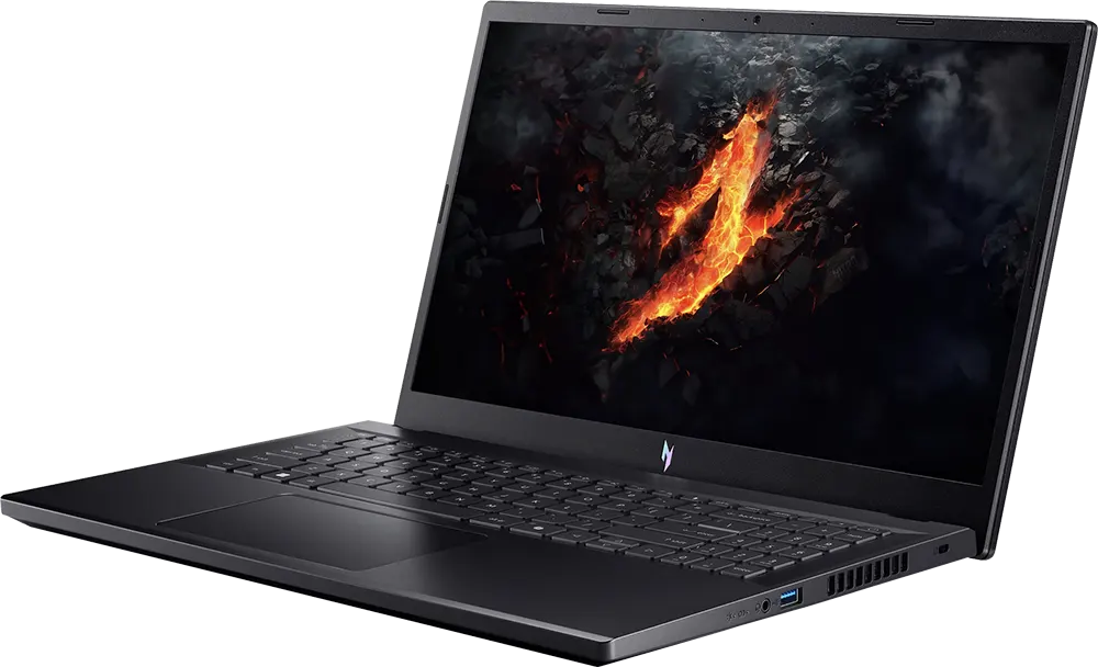 لاب توب جيمنج ايسر نايترو V 15 ANV15-41-R6WA  معالجAMD Ryzen 5-7535HS، رامات سعة 8 جيجابايت، هارد ديسك SSD سعة 512 جيجابايت،كارت شاشة NVIDIA GeForce RTX3050 سعة 6 جيجابايت، شاشة FHD مقاس 15.6 بوصة، ويندوز 11 هوم، لون أسود أوبسيديان