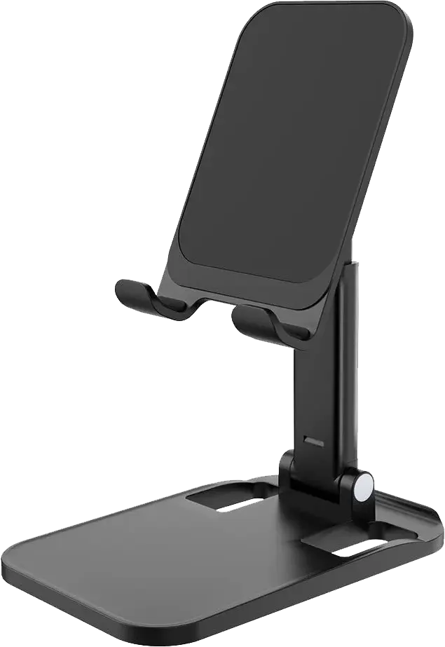 حامل موبايل قابل للطي جودس، ارتفاع قبال للتعديل ، لون أبيض-أسود، موديل GD-HD707