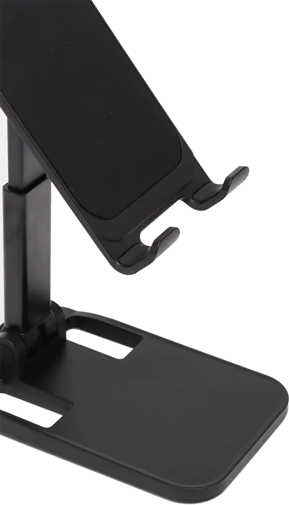 حامل موبايل قابل للطي جودس، ارتفاع قبال للتعديل ، لون أبيض-أسود، موديل GD-HD707