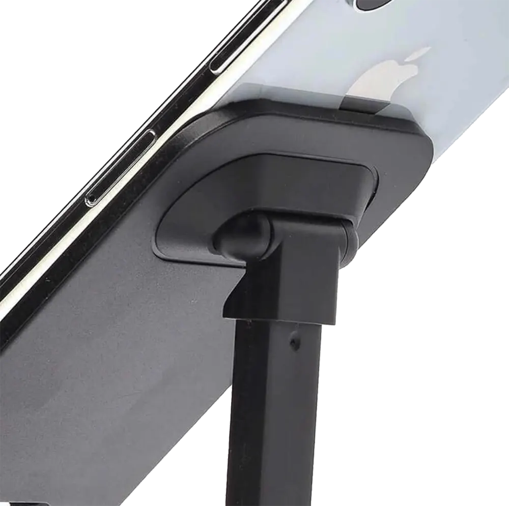 حامل موبايل قابل للطي جودس، ارتفاع قبال للتعديل ، لون أبيض-أسود، موديل GD-HD707