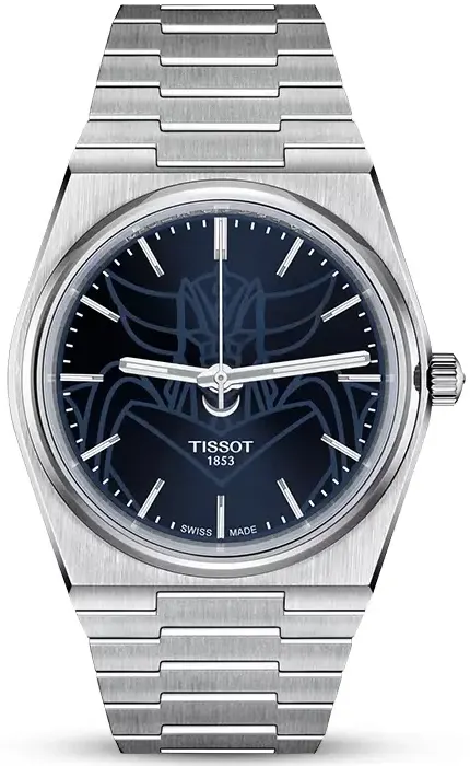 Tissot Men's Watch, Blue Dial, Round Hands, Silver Stainless Steel Band, Analog Wrist Watch, Silver, T137.407.11.041.02