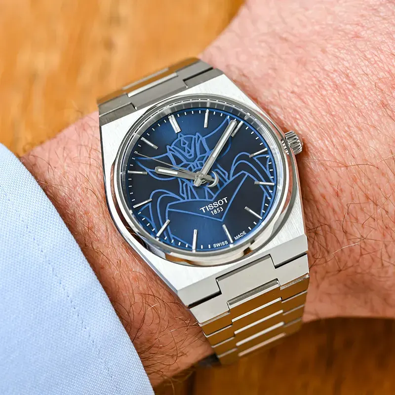 Tissot Men's Watch, Blue Dial, Round Hands, Silver Stainless Steel Band, Analog Wrist Watch, Silver, T137.407.11.041.02