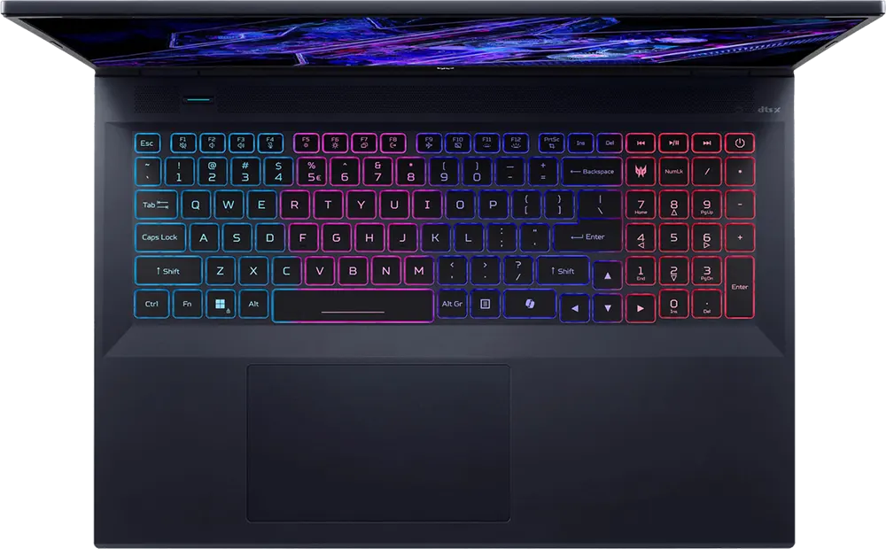 لابتوب ايسر بريداتور هيليوس نيو 18 PHN18-71-97K8، معالج إنتل كور i9-14900HX، الجيل الرابع عشر، رامات سعة 32 جيجابايت، هارد ديسك SSD سعة 1 تيرابايت، كارت شاشة NVIDIA®GeForce® RTX4070 سعة 8 جيجابايت GDDR6، شاشة WQXGA مقاس 18 بوصة، نظام تشغيل ويندوز 11 هوم، أسود غامق