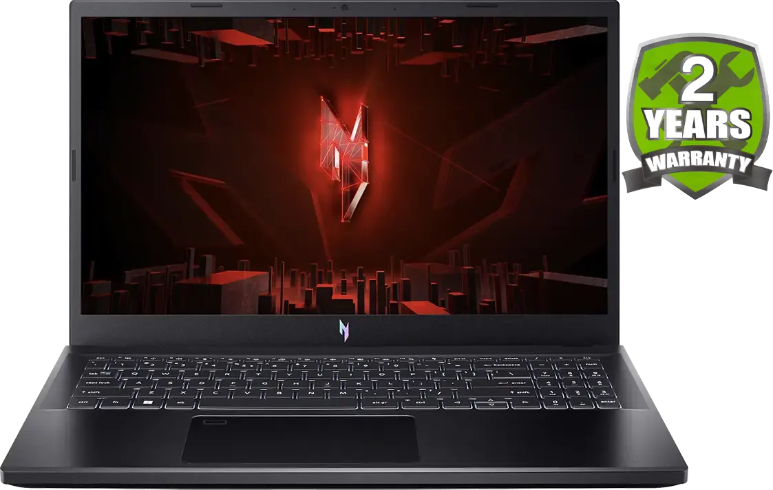 لاب توب جيمنج ايسر نايترو V 15 ANV15-51-58PQ معالج Intel Core I5-13420H، رامات سعة 16 جيجابايت، هارد ديسك SSD سعة 512 جيجابايت ،كارت شاشة NVIDIA GeForce RTX4050 سعة 6 جيجابايت، شاشة FHD مقاس 15.6 بوصة، ويندوز 11 هوم، لون أسود أوبسيديان