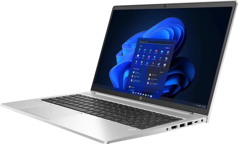 Laptop HP ProBook 450 G9 Intel Core i7-1255U, 8GB RAM, 512GB SSD Hard Disk, 15.6"FHD Display, Intel® Iris Xe Graphics, DOS, Silver