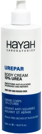 Hayah Urepar Body Cream Urea 10%, 500Ml
