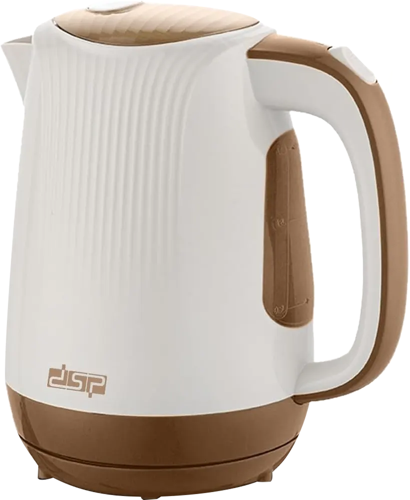 DSP Plastic Electric Water Kettle, 1.7 Liter, 900 Watt, White, KK1002