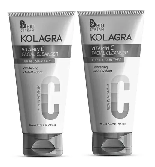 Kolagra Vitamin C Facial Cleanser, 200ml, 1+1