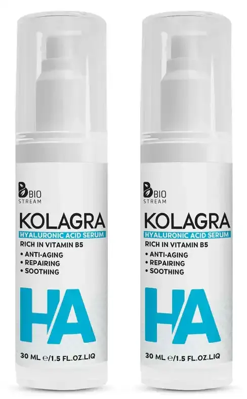 kolagra Hyaluronic Acid Serum, 30 ml, 1+1