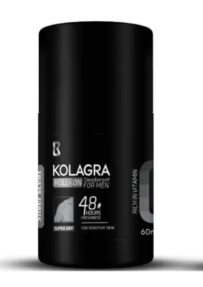 مزيل عرق كولاجرا رول اون للرجال برائحة الفضة، 60 مل