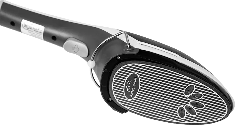 مكواة ملابس بخار محمولة دي اس بي، 1000 وات ، قاعدة سيراميك، اسود* أبيض، KD1095