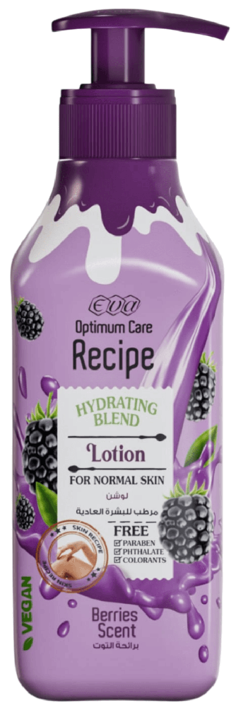 Eva Recipe Shower Cream with Berries, 370 ml.