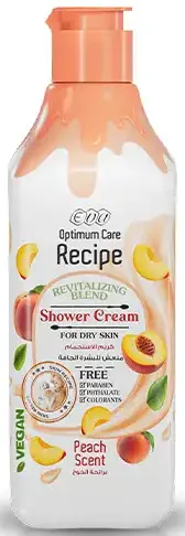 Eva Recipe Peach Shower Cream, 370 ml.