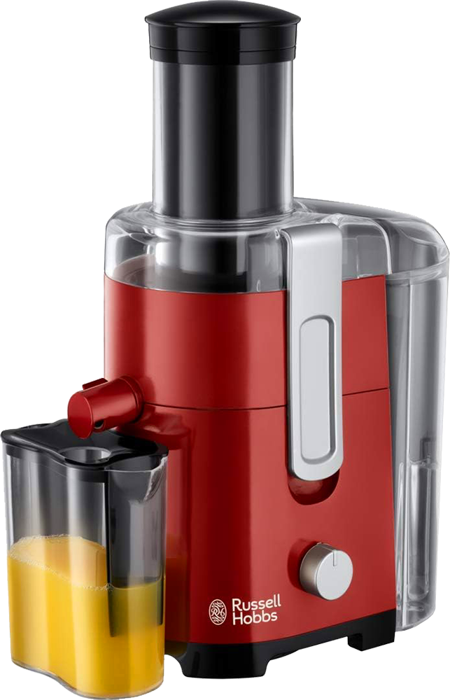 عصارة فواكة راسل هوبز ، 550 وات ، حاوية عصير 750 ملي ، مستويان للسرعة ، أحمر ، 24740-56