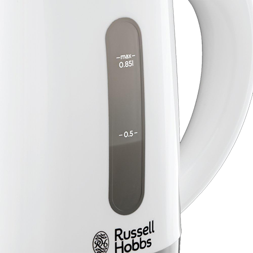 Russell Hobbs Travel Electric Kettle, 1000 Watt, 2 Cups and Spoon, White, 23840-70