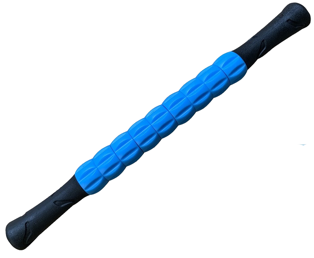 Rotating Body and Muscle Massager Stick, Suitable for Gym, Blue, 5077