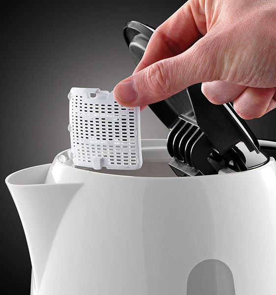 غلاية مياة كهربائية ماي بريكفاست من راسل هوبز،1.7 لتر، 2200 وات، أبيض، 25070-70