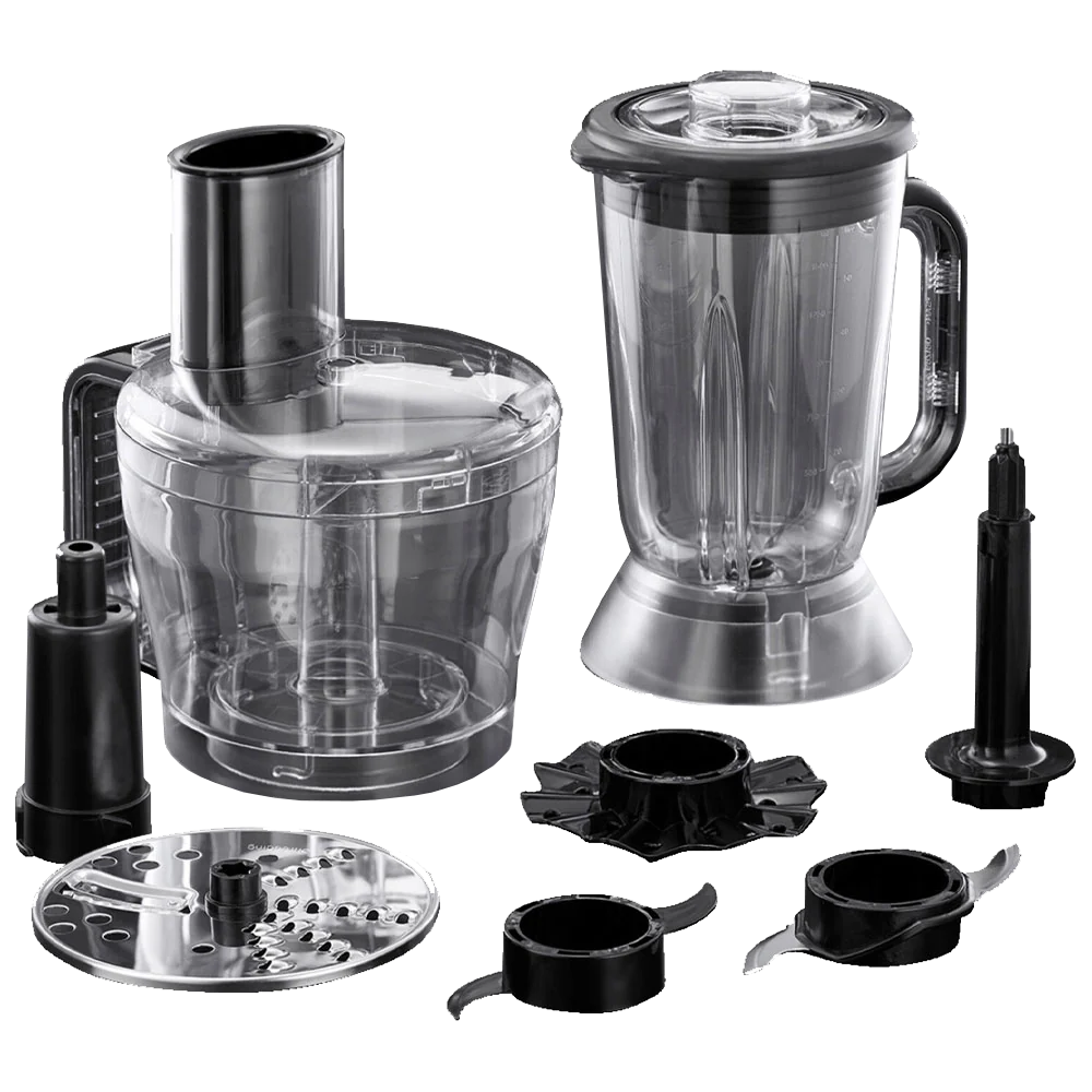 Russell Hobbs Desire Food Processor, 600 Watts, 1.5 Liter Bowl Capacity, 2 Speeds, Red, 24730-56