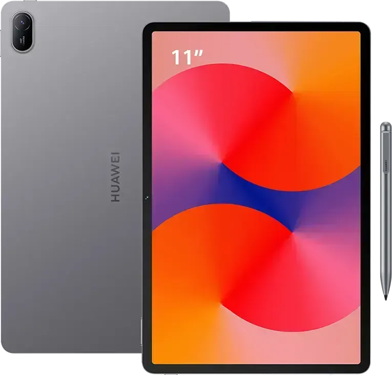 تابلت هواوي ميت باد اس اي 11 ، شاشة 11 بوصة، ذاكرة داخلية 128 جيجابايت، رامات 4 جيجابايت، واي فاي فقط، رمادي نيبول + قلم تاتش هدية