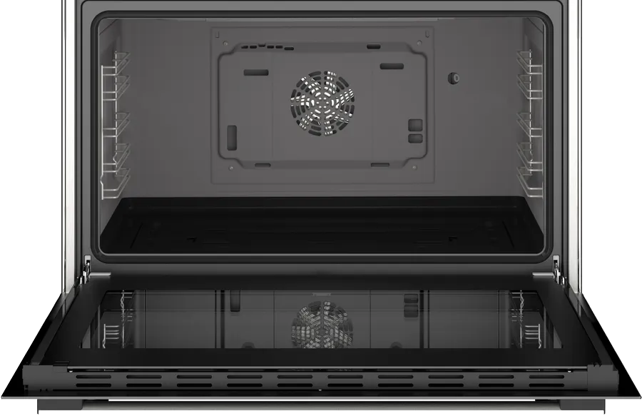 Bosch Gas Cooker, 60*90 cm, 5 Burners, Digital Screen, Cast Iron Handles, Full Safety, Stainless Steel, HGX3G8W50S