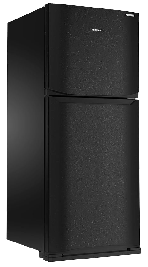 Tornado No Frost Refrigerator , 355 Liters , 2 Doors , Inverter Technology , Plasma , Black , RF-40FTV-BK