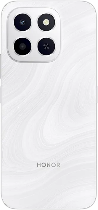 Honor X6C Dual SIM Mobile, 128GB Internal Memory, 6GB RAM, 4G LTE, Moonlight White