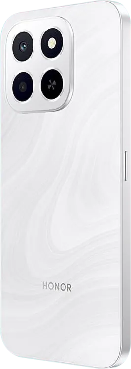 Honor X6C Dual SIM Mobile, 128GB Internal Memory, 6GB RAM, 4G LTE, Moonlight White