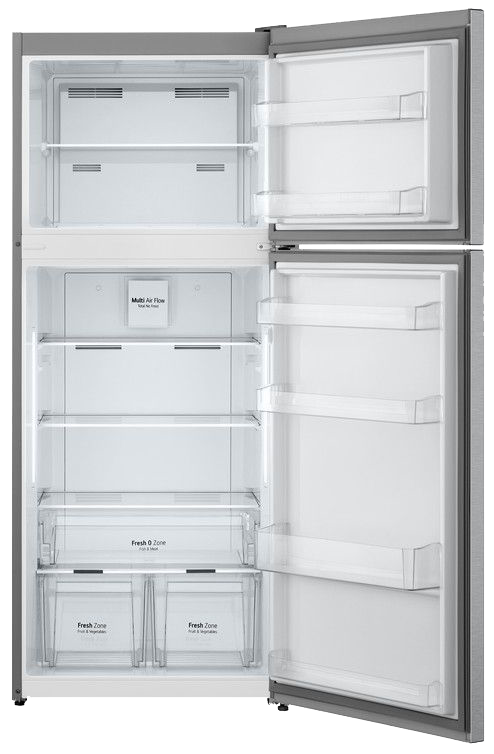 ثلاجة ال جى نوفروست ، 401 لتر ، 2 باب ، شاشة ديجيتال ، تكنولوجيا الأنفرتر ، سيلفر ، GTF402SVAN