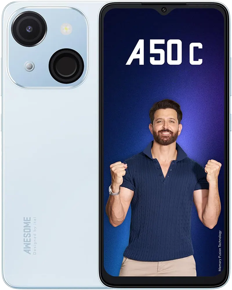 موبايل اي تيل A50C ، ثنائي الشريحة، ذاكرة 64 جيجابايت، رامات 2 جيجابايت، شبكة الجيل الرابع إل تي إي، أزرق فاتح