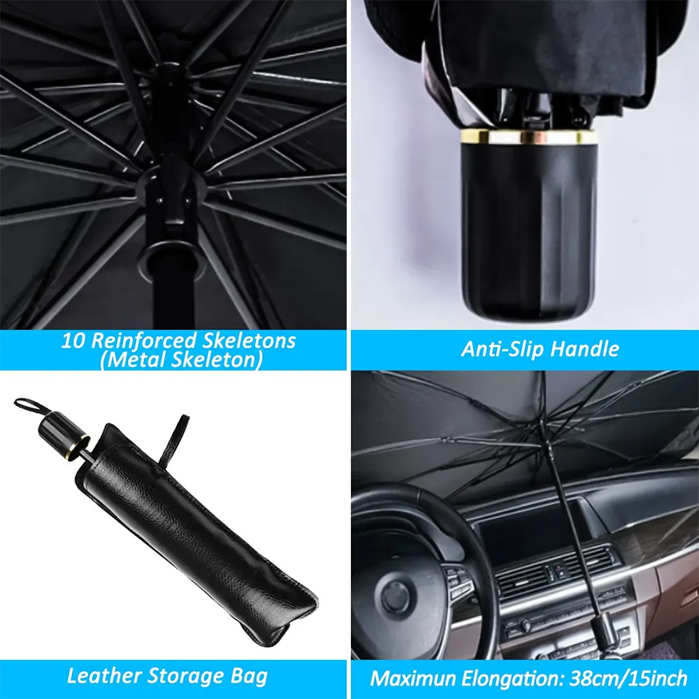 car umbrella with a pouch