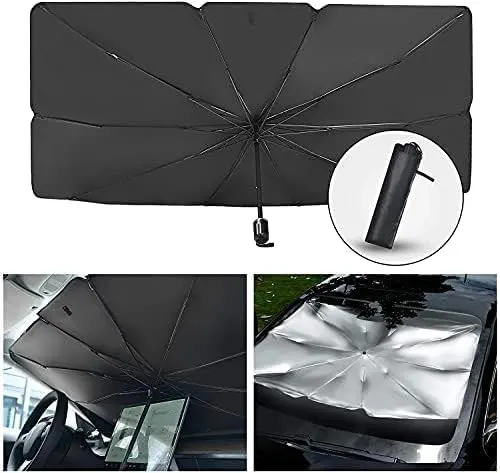 car umbrella with a pouch