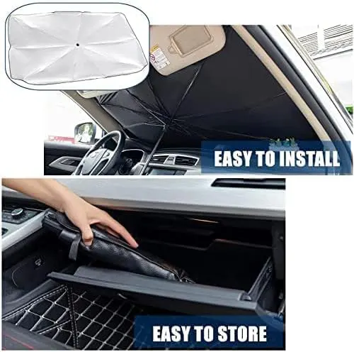 car umbrella with a pouch