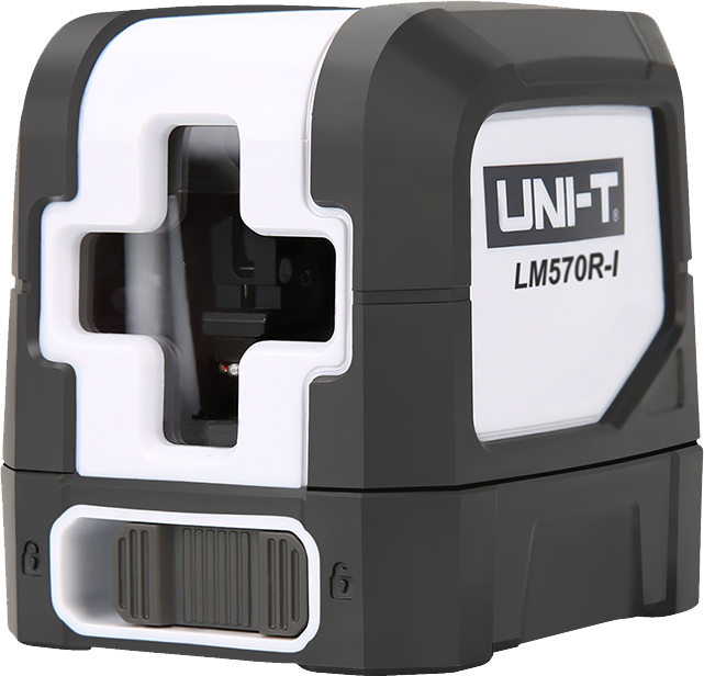 UNI-T Line Laser Level, 2 Red Lines, 30m, Battery Operated, Grey, LM570R-I