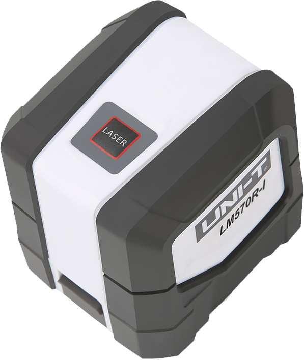 UNI-T Line Laser Level, 2 Red Lines, 30m, Battery Operated, Grey, LM570R-I
