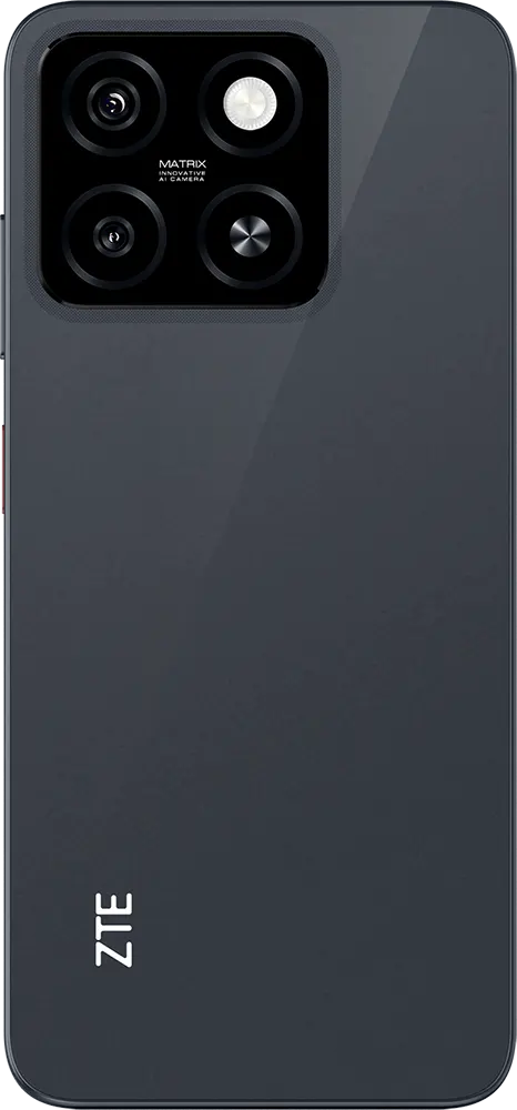 ZTE Blade A55 Dual SIM Mobile, 128GB Memory, 4GB RAM, 4G LTE, Starry Black