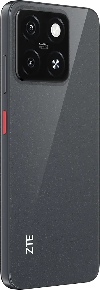 ZTE Blade A55 Dual SIM Mobile, 128GB Memory, 4GB RAM, 4G LTE, Starry Black