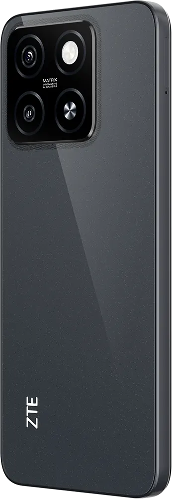 ZTE Blade A55 Dual SIM Mobile, 128GB Memory, 4GB RAM, 4G LTE, Starry Black