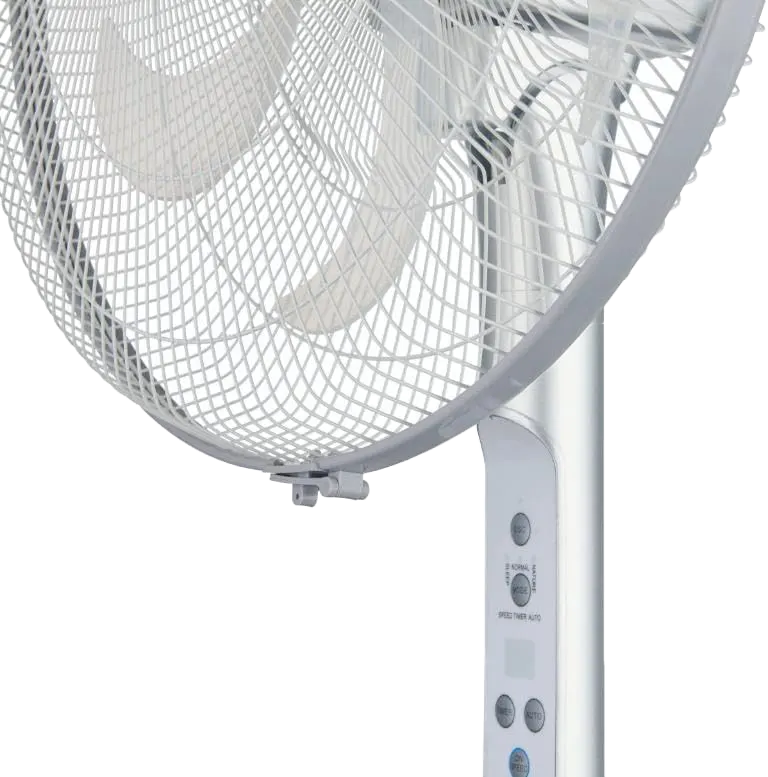 Fan Stand Penguin Breeze Pro 18 Inch , 6 Blades, Remote Control, Silver, PF006