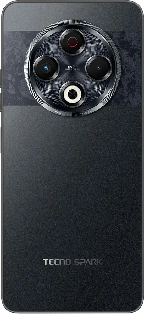 موبايل تكنو سبارك 30، ذاكرة 256 جيجابايت، رامات 8 جيجابايت، شبكة الجيل الرابع إل تي إي، أسود