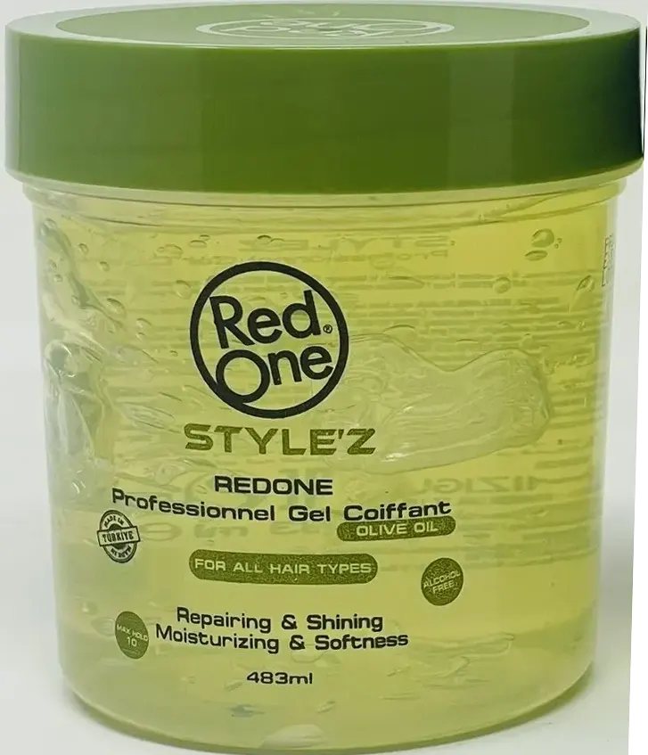 جل للشعر مثبت وملمع بزيت الزيتون من ريد وان، 483 مل