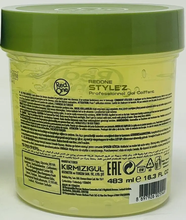 جل للشعر مثبت وملمع بزيت الزيتون من ريد وان، 483 مل