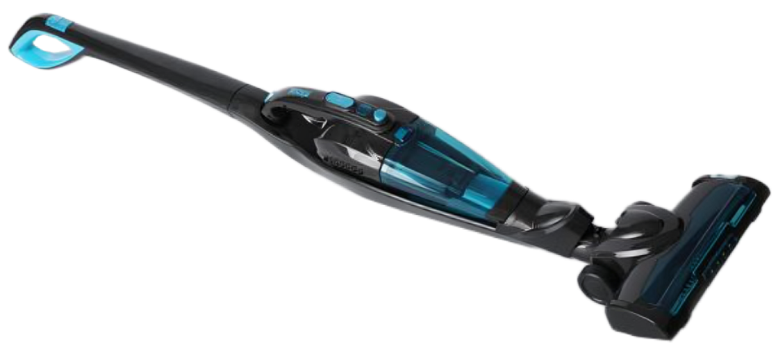 مكنسة كهربائية لاسلكية دي اس بي 2-1 ، 120 وات ، 800 مل ، بطارية قابلة للشحن ، رمادي - أزرق ، KD2048