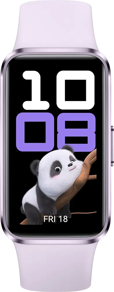 ساعة يد هواوي باند 10 ، شاشة اموليد تعمل باللمس 1.47 بوصة ، مقاومة للماء، سوار مطاطي ، هيكل الومنيوم، بطارية تدوم حتى 14 يوم، بنفسجي