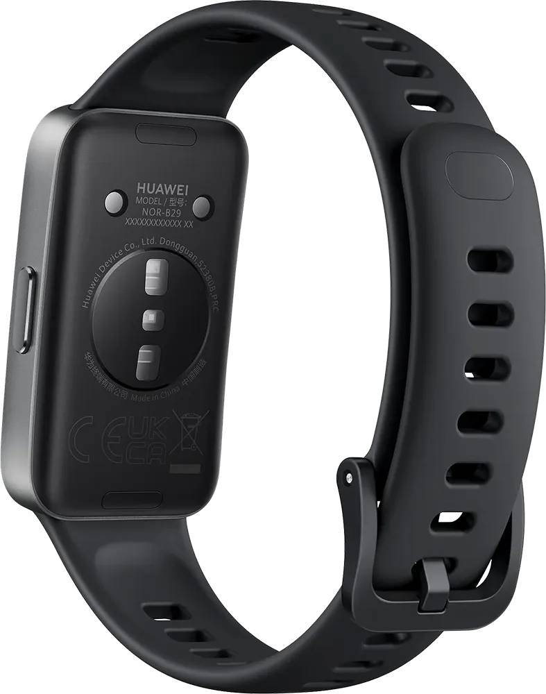 ساعة يد هواوي باند 10 ، شاشة اموليد تعمل باللمس 1.47 بوصة ، مقاومة للماء، سوار مطاطي ، هيكل الومنيوم، بطارية تدوم حتى 14 يوم، أسود