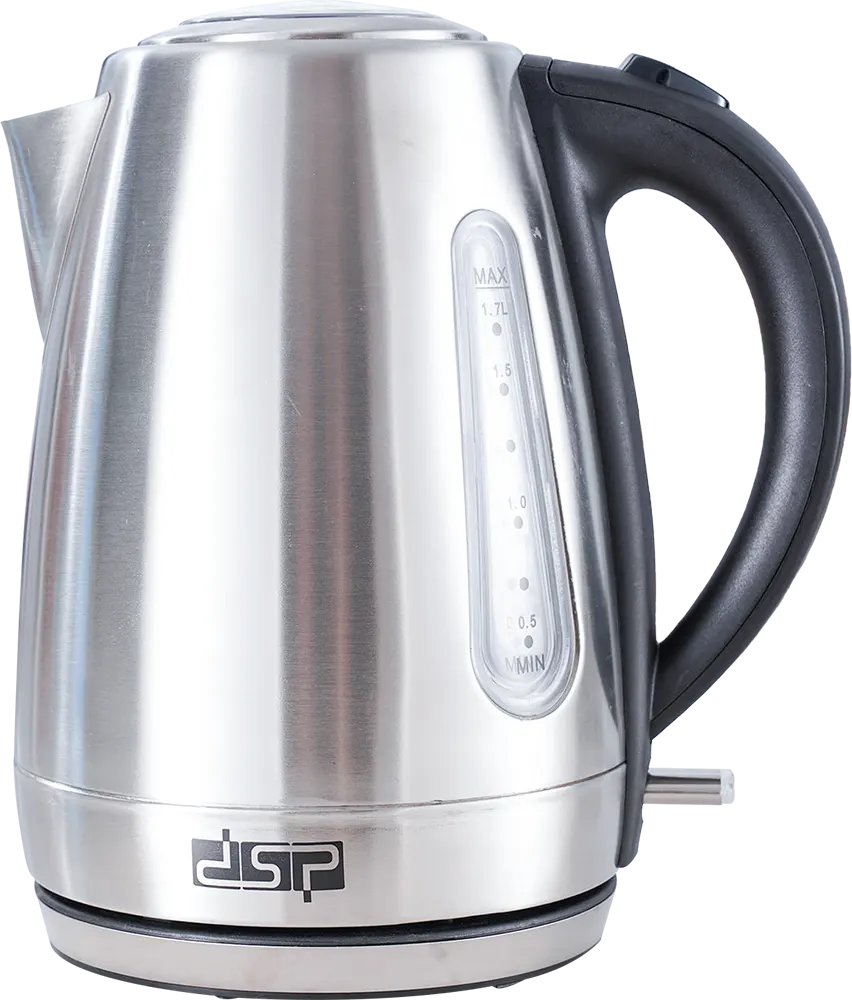 غلاية مياه كهربائية ستانلس دي اس بي 2200 وات، 1.7 لتر، فضي، موديل KK1137