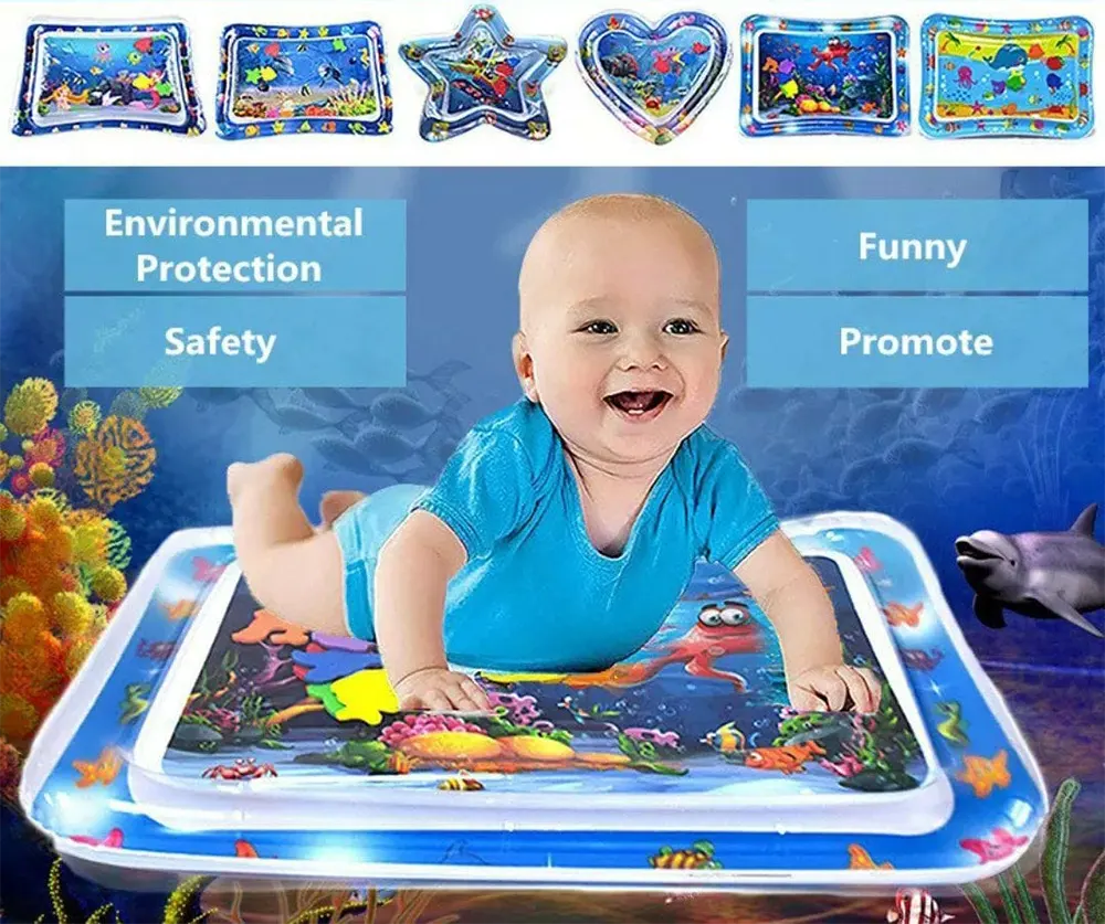 سجادة لعب مائية بلاستيك للأطفال، موديل MH8-8