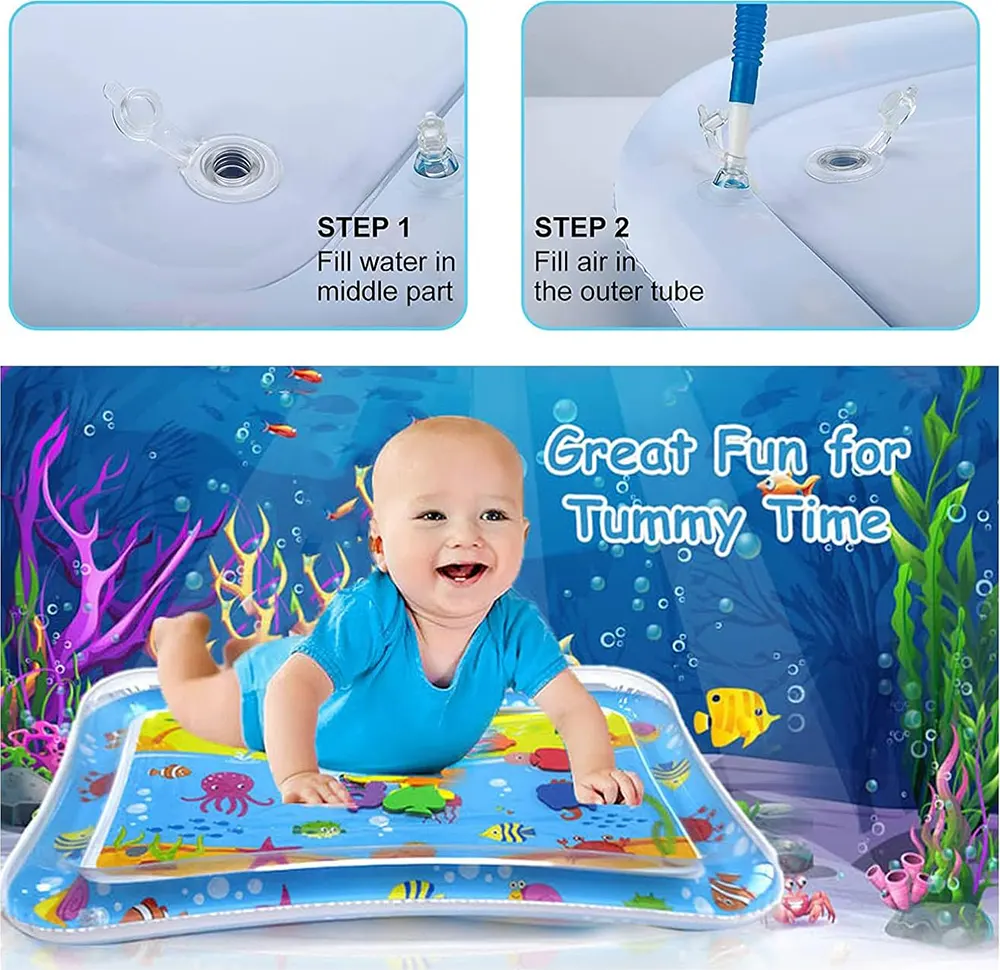 سجادة لعب مائية بلاستيك للأطفال، موديل MH8-8