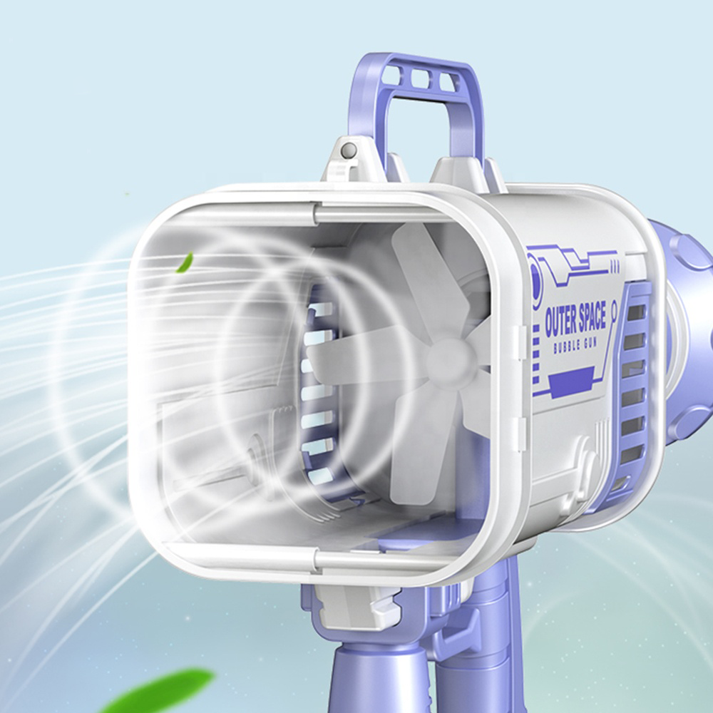 مسدس بابلز مع انوار مضيئة ، تعمل بالبطارية قابلة للشحن ، 60 فتحة بابلز ، متعدد الألوان ، 101