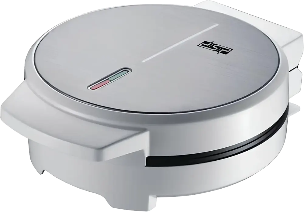 DSP Waffle Maker, 1000 Watt, White, KC1144A